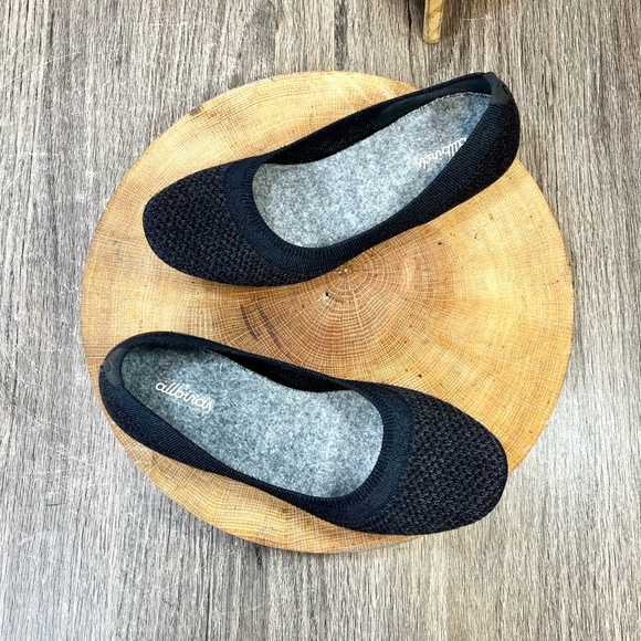 allbirds Shoes - allbirds | Tree Breezers "Heathered Black (Black Sole)" Flats Size 6.5